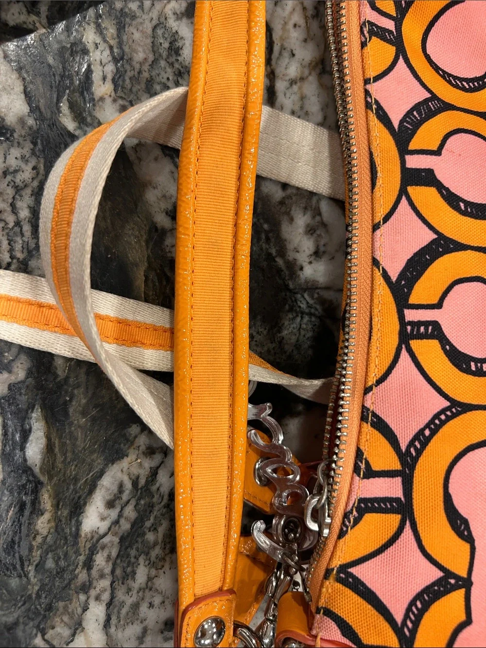 Coach Y2K Orange and Pink Poppy Collection
